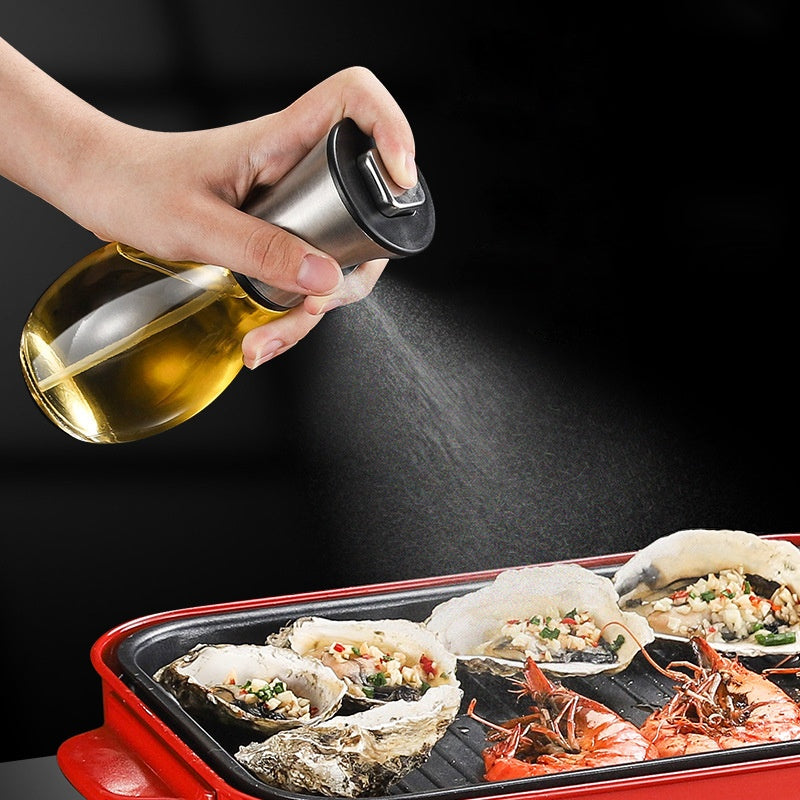 Stainless Steel Oil Dispenser Bottle - Kitchen Oil Control Spray 200ML
