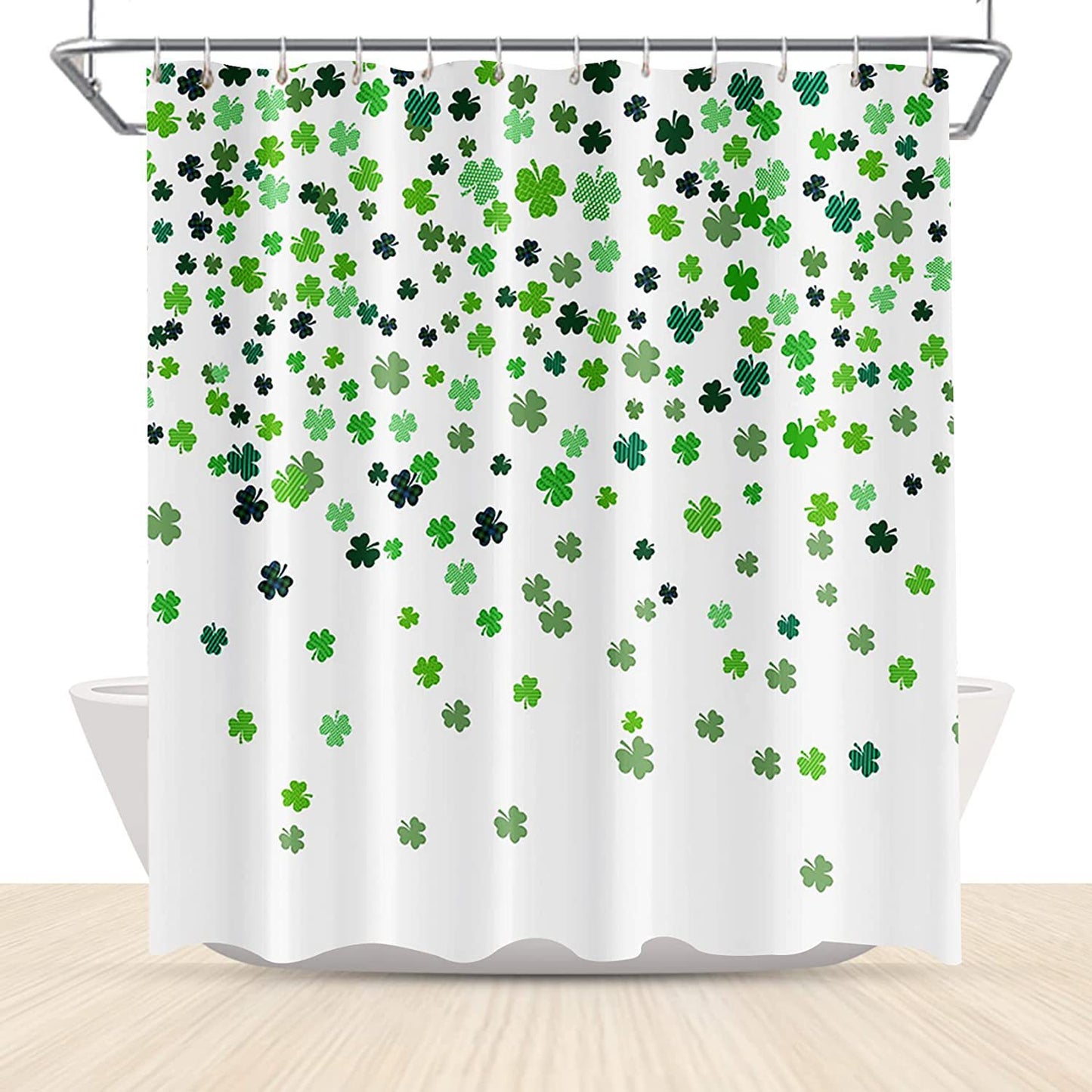 Waterproof Digital Printing Shower Curtain - Holiday Series Modern Bathroom Decor