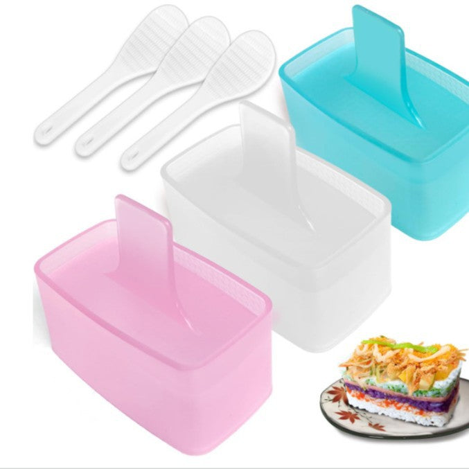 Rectangular Multi-Layer Sushi Mold - Japanese Style Kitchen Tool