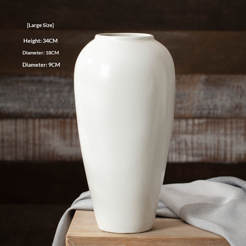 Modern Ceramic Vase for Dried Flowers & Home Decor - Nordic Style