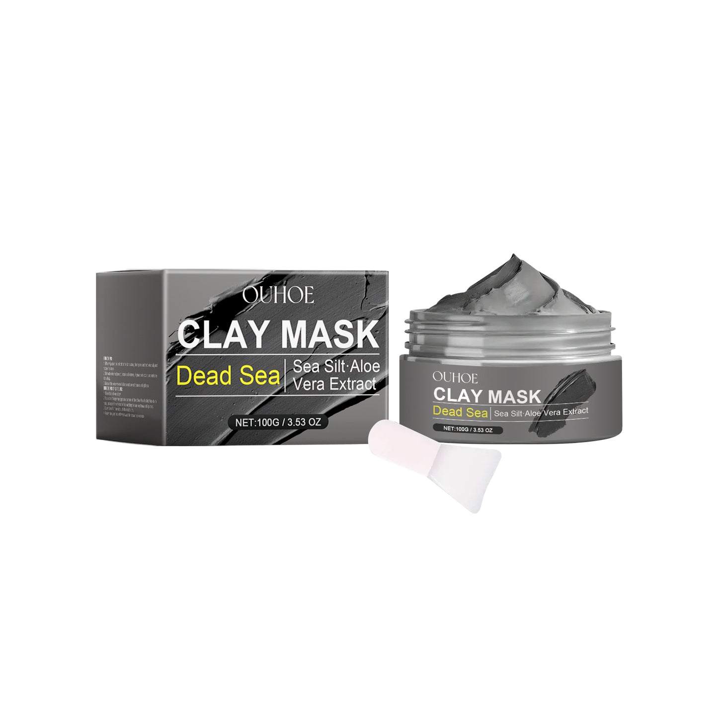 Dead Sea Mud Facial Cleansing Mask with Aloe & Seaweed Extract - 134g