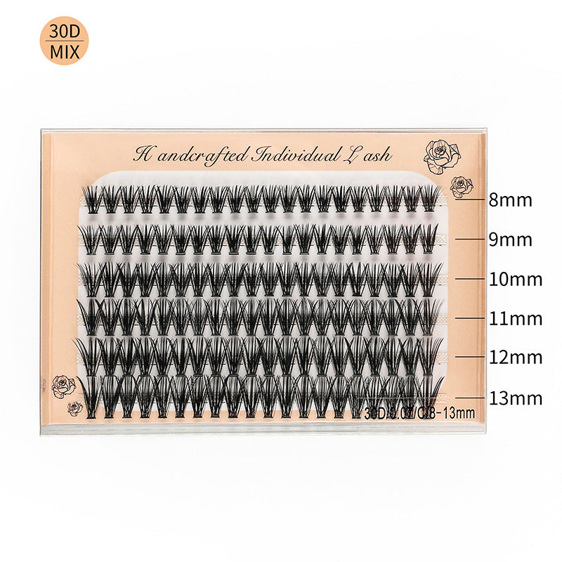 30 Strand Hot-Melt Lash Extensions for Fuller, Denser Look — Handmade False Eyelashes