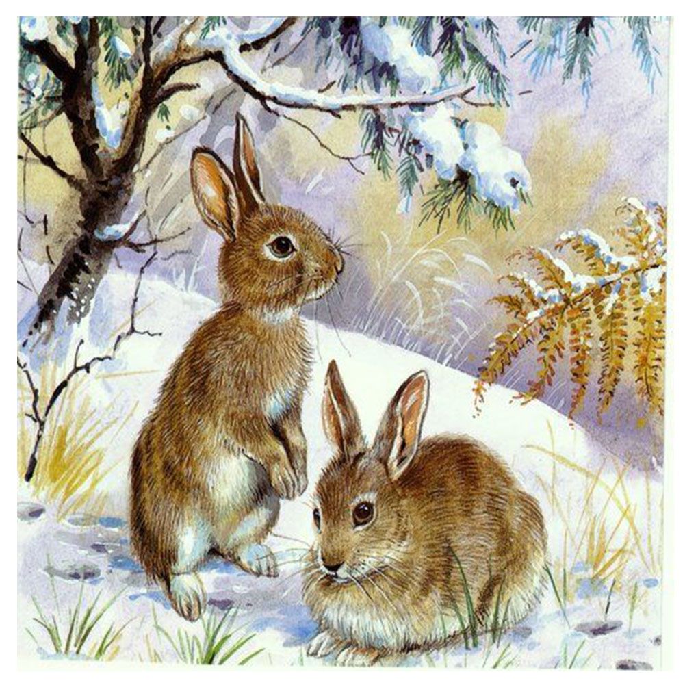 5D Diamond Painting Kit for Animals - Resin Rhinestone Cross Stitch Art