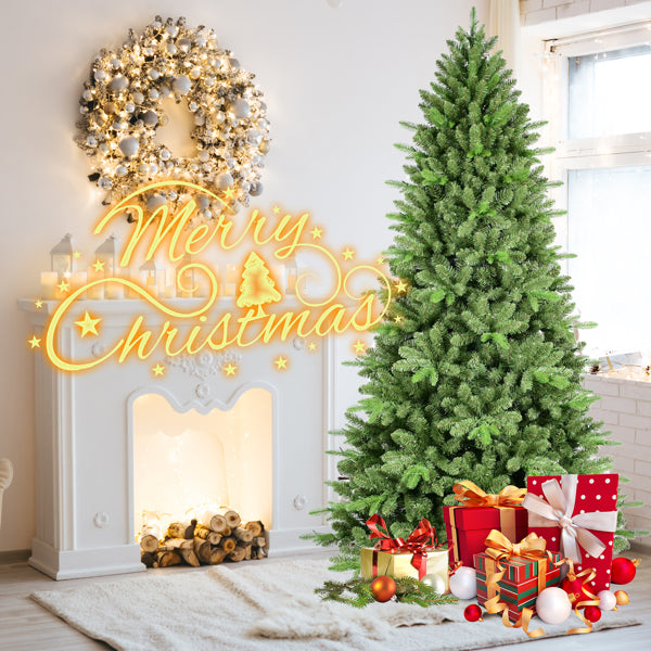 6ft Artificial Christmas Tree with 1168 Branch Tips - Eco-Friendly