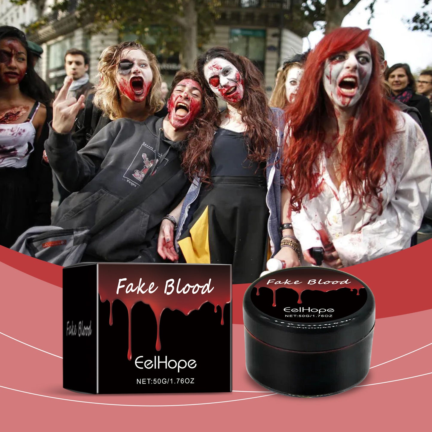 Realistic Fake Blood Gel for Halloween Cosplay - 50g