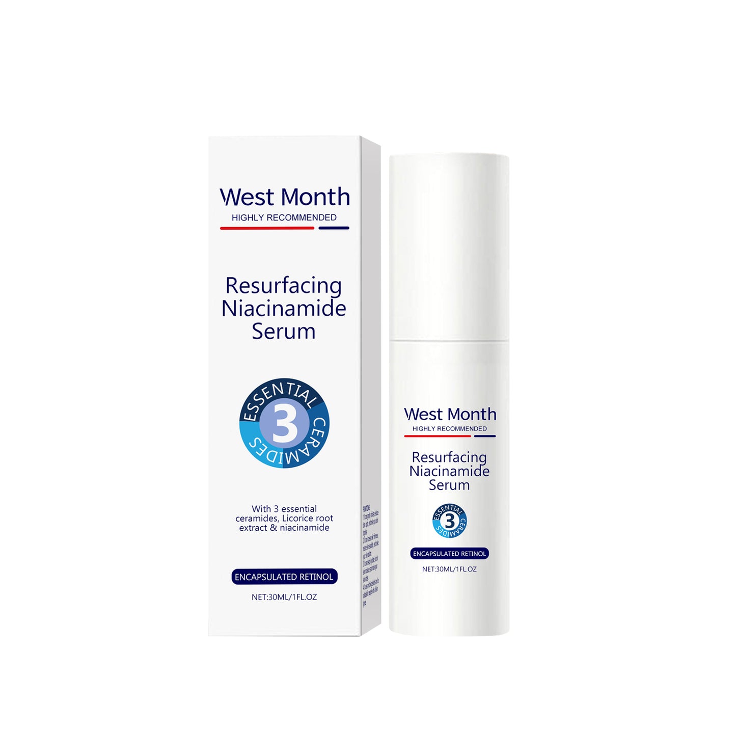 Niacinamide Brightening Facial Serum with Retinol & Licorice Root, 30ml