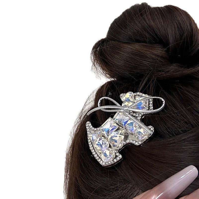 Rhinestone Hair Clip for Women - Starfish & Puppy Designs