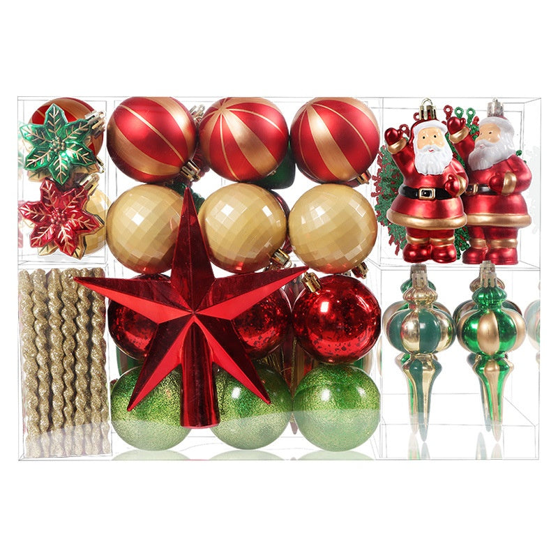 Christmas Ball Decorations Set - Festive Special-Shaped Holiday Ornaments