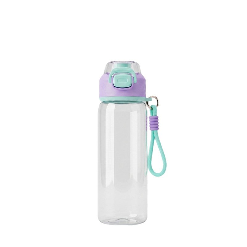 Portable Water Bottle 600ml Food-Grade Plastic Eco-Friendly Drinkware