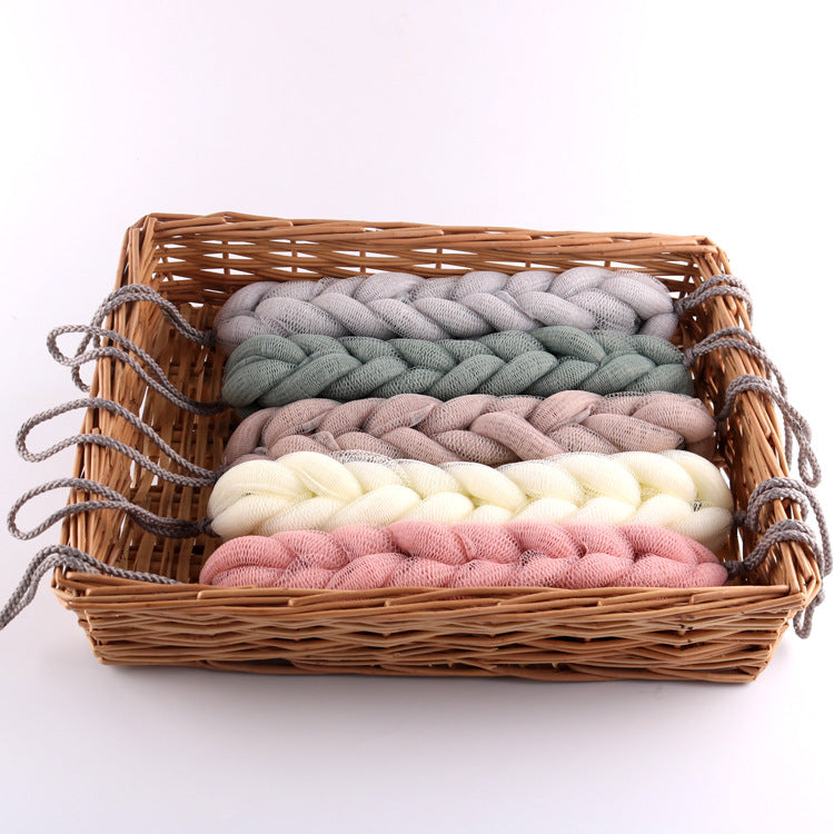 Korean Style Long Bath Ball PE Net Shower Foaming Towel - Bath & Spa Accessory