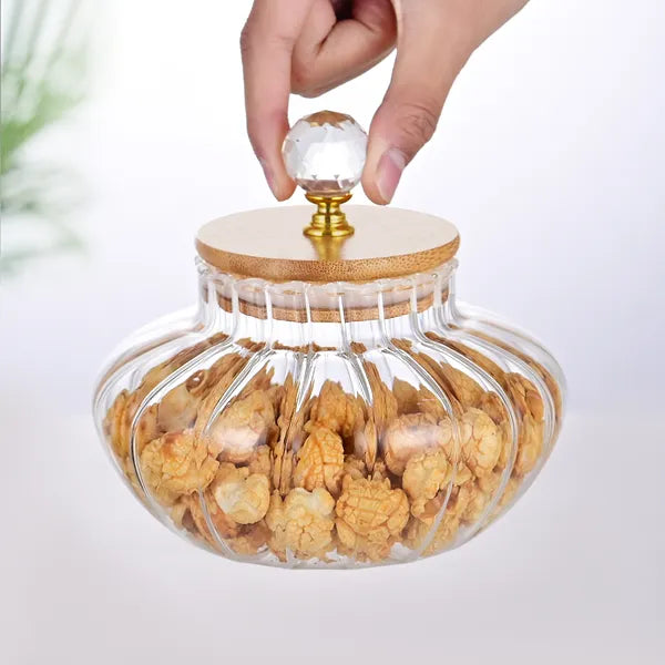 High Borosilicate Sealed Kitchen Storage Jar - 1PCS