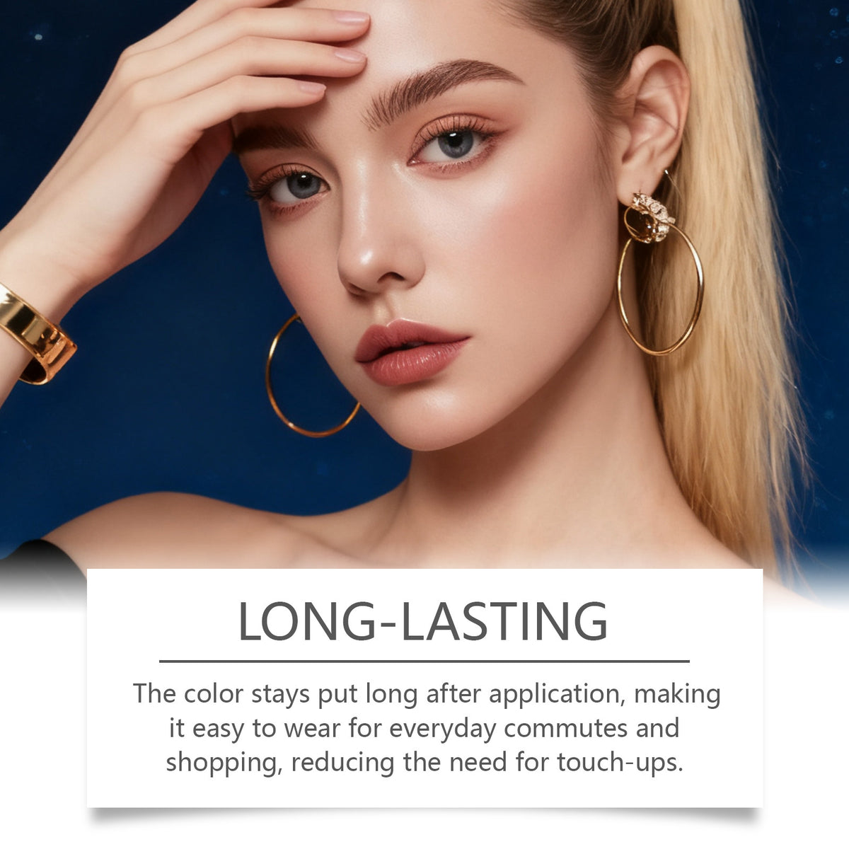 Matte Blush Lip Gloss 5g - Hydrating Lip Makeup for All