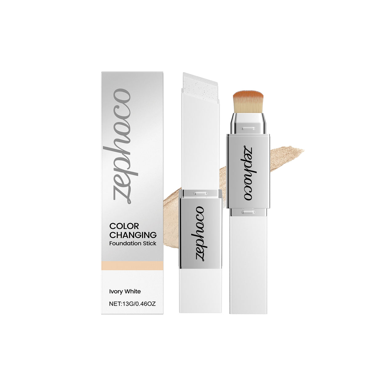 Two In One Color Changing Foundation Make-up Stick -ivory White -13g