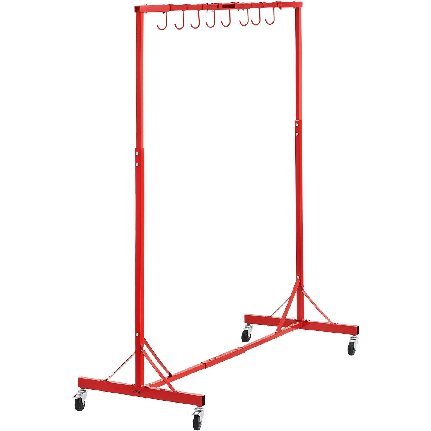 Adjustable Paint Hanger Rack with 8 Hooks for Auto Body Painting