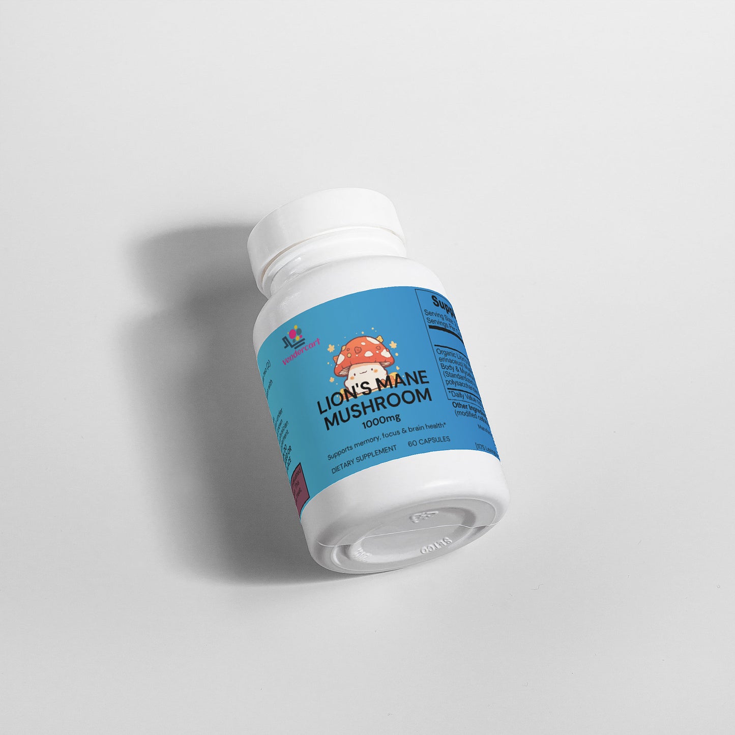 Lion's Mane Mushroom Supplement for Cognitive Focus and Energy Support