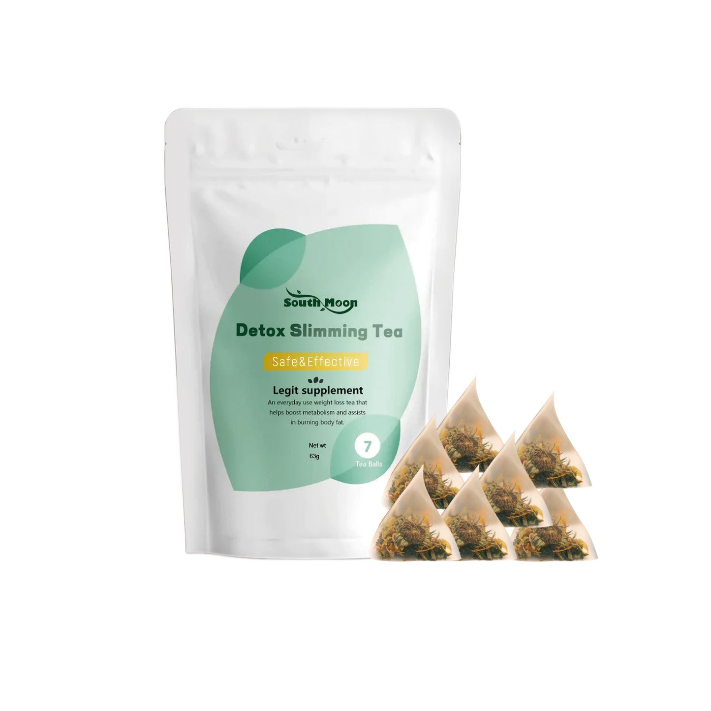 Organic Slimming Herbal Tea - Weight Management Detox Infusion (7 Bags)