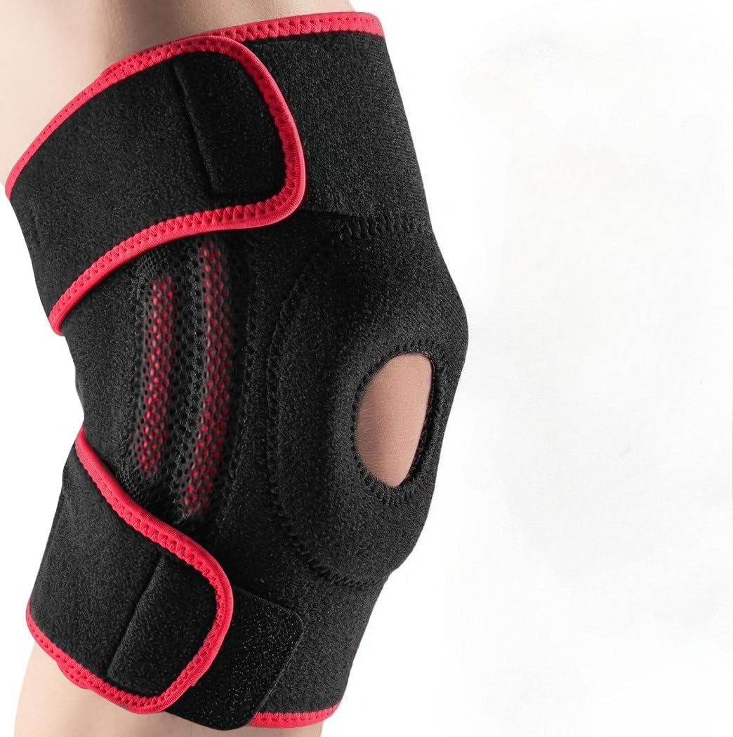 Compression Knee Brace with Patellar Shock-Absorbing Pad for Sports Protection