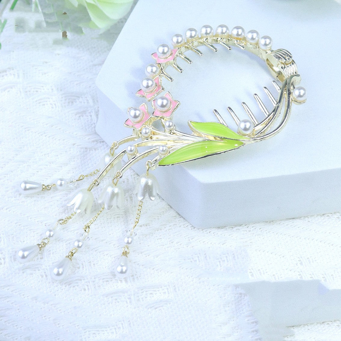 Mori Ancient Style Flower Hair Clip - Multiple Colors