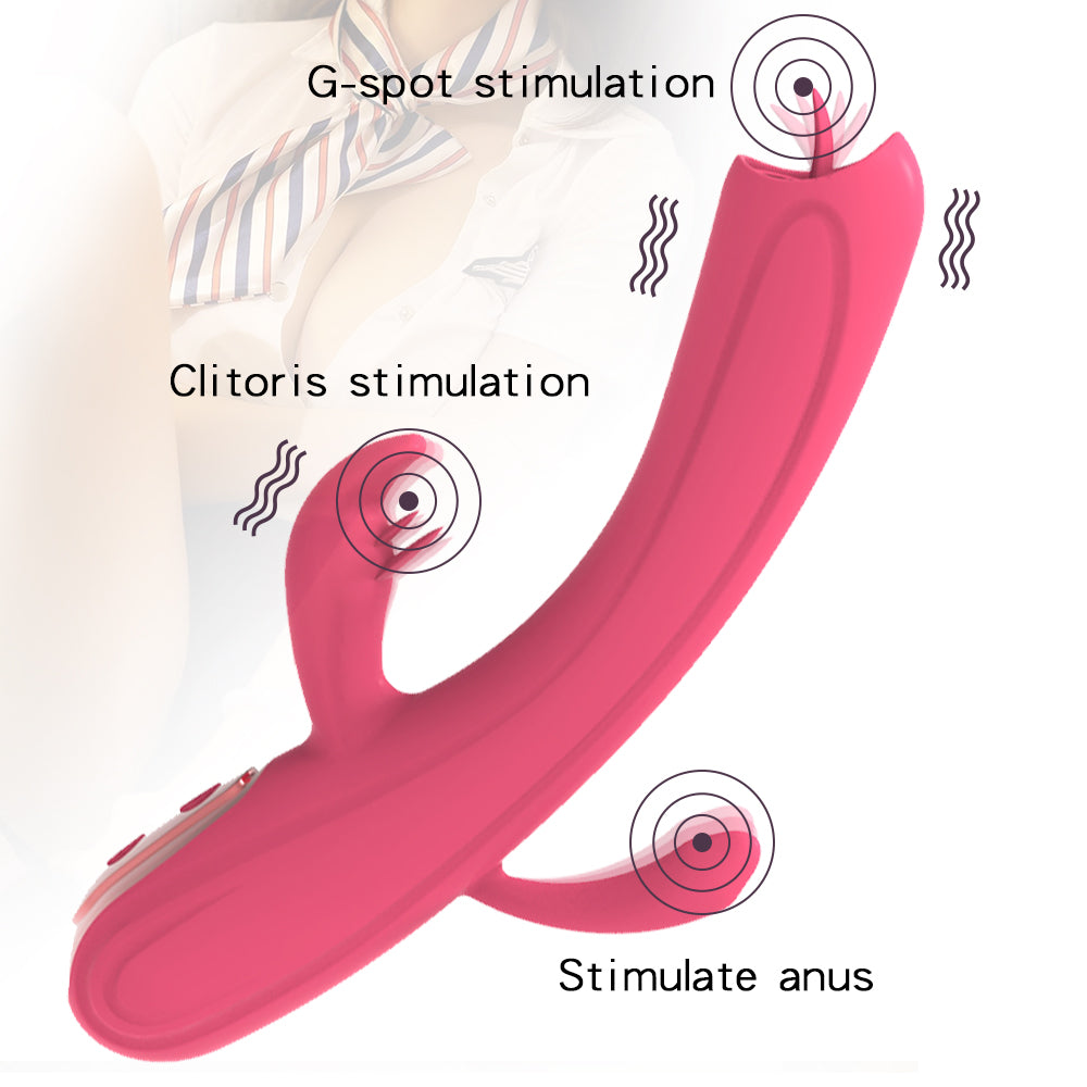 Licking Tongue Vibrator - 10 Vibration Modes G-Spot Stimulator