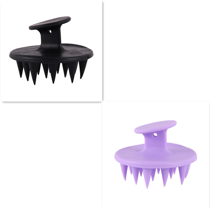 Silicone Shampoo Brush Massage Hair Scalp Cleaner Hair Care Tool