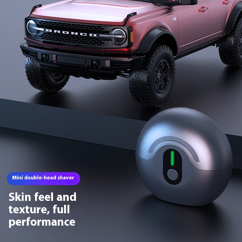 Portable Waterproof Electric Shaver - Black And Gray