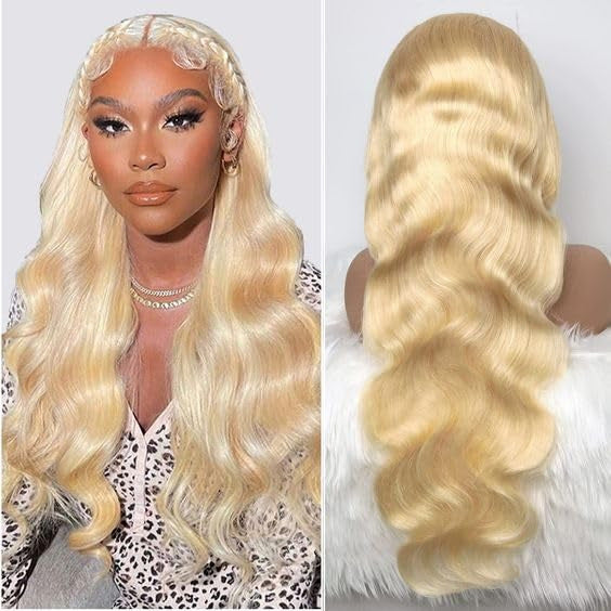 LACE Frontal Wig 13x4 Straight Human Hair 613 Blonde - All Variants
