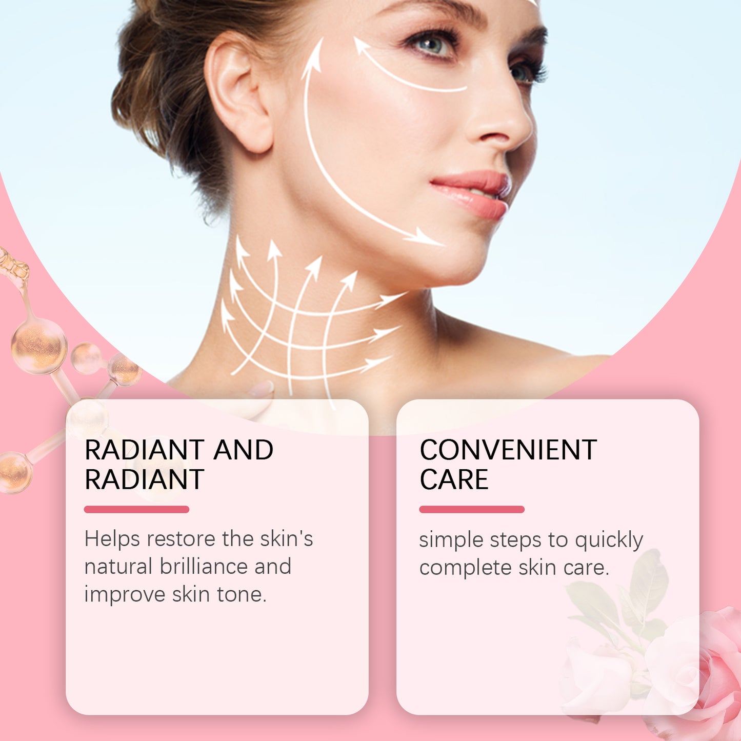 Rose Hydrating Peel-Off Facial Mask Powder - Moisturizing Skin Care