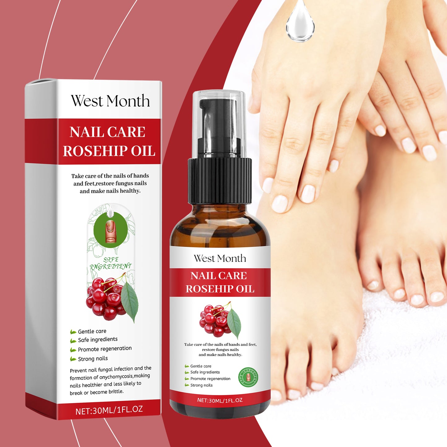 Nail Repair Solution - Nourishing & Moisturizing Nail Care Treatment 30ml