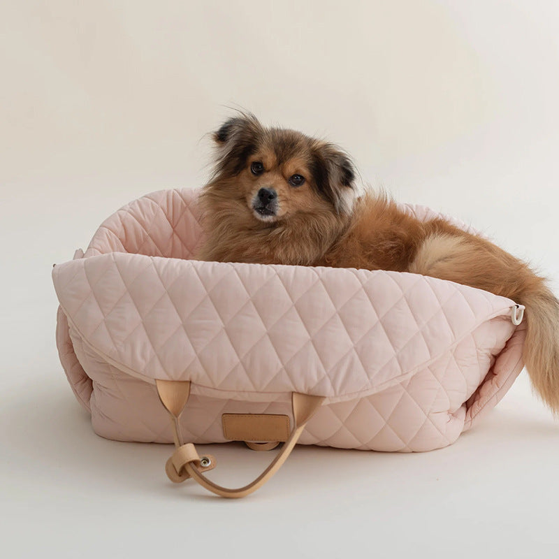 Pet Handbag Outdoor Cat Carrier Bag with Variants - Lightweight Nylon Travel Pet Bag
