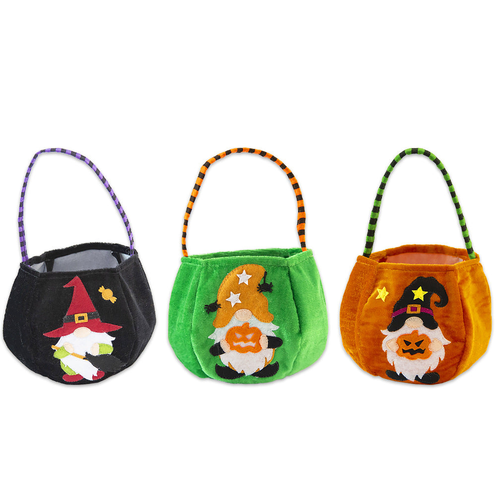 Halloween Cartoon Forest Man Candy Bag Set for Festive Parties