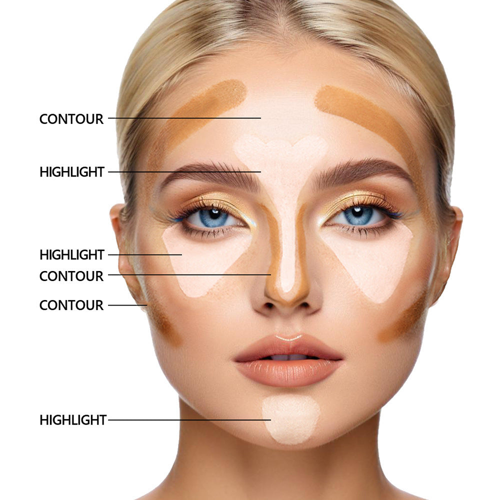 Liquid Concealer Foundation Set - Brightening, Long-Lasting, 18ml