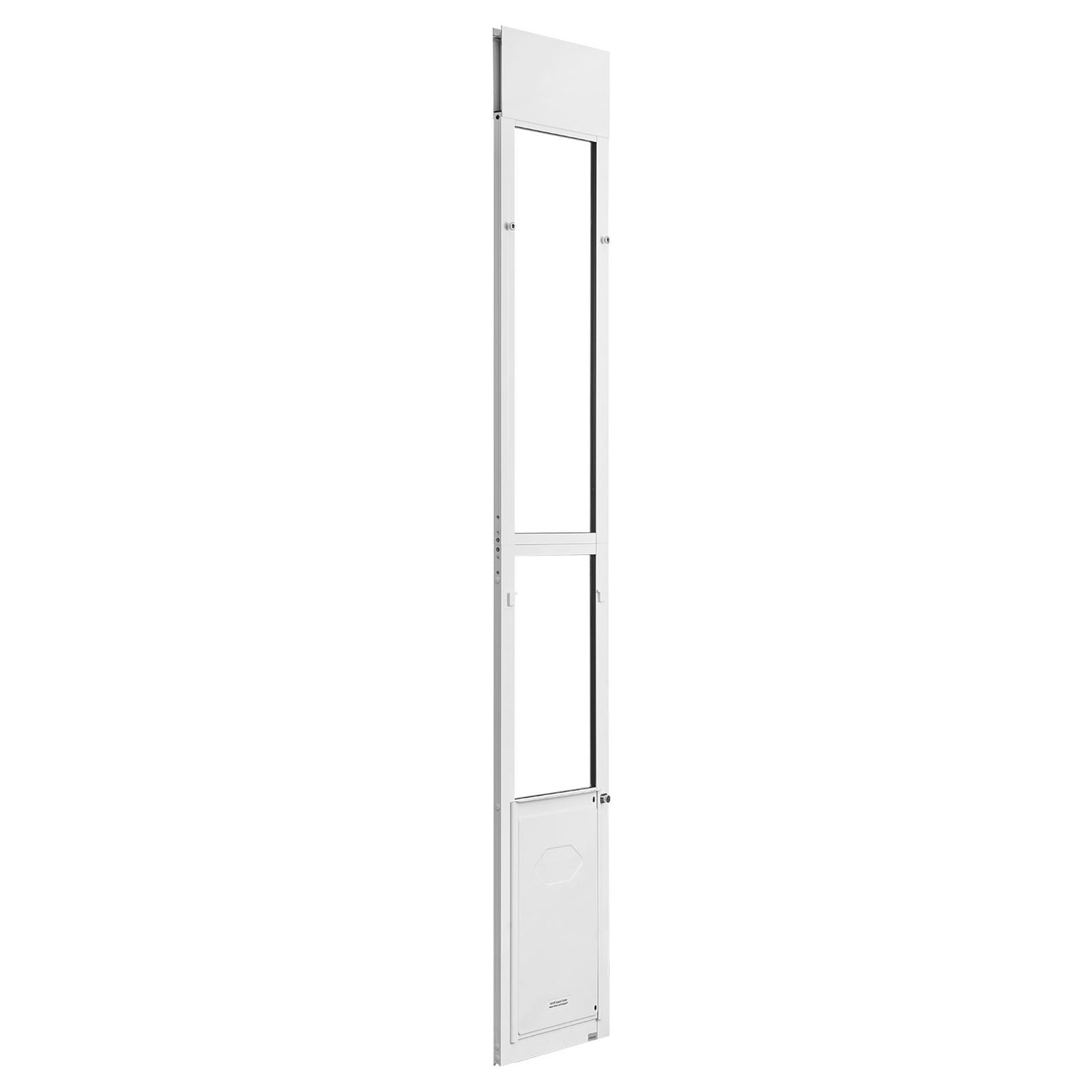 Dog Door for Sliding Glass Door - Adjustable Aluminum Frame Large Dogs