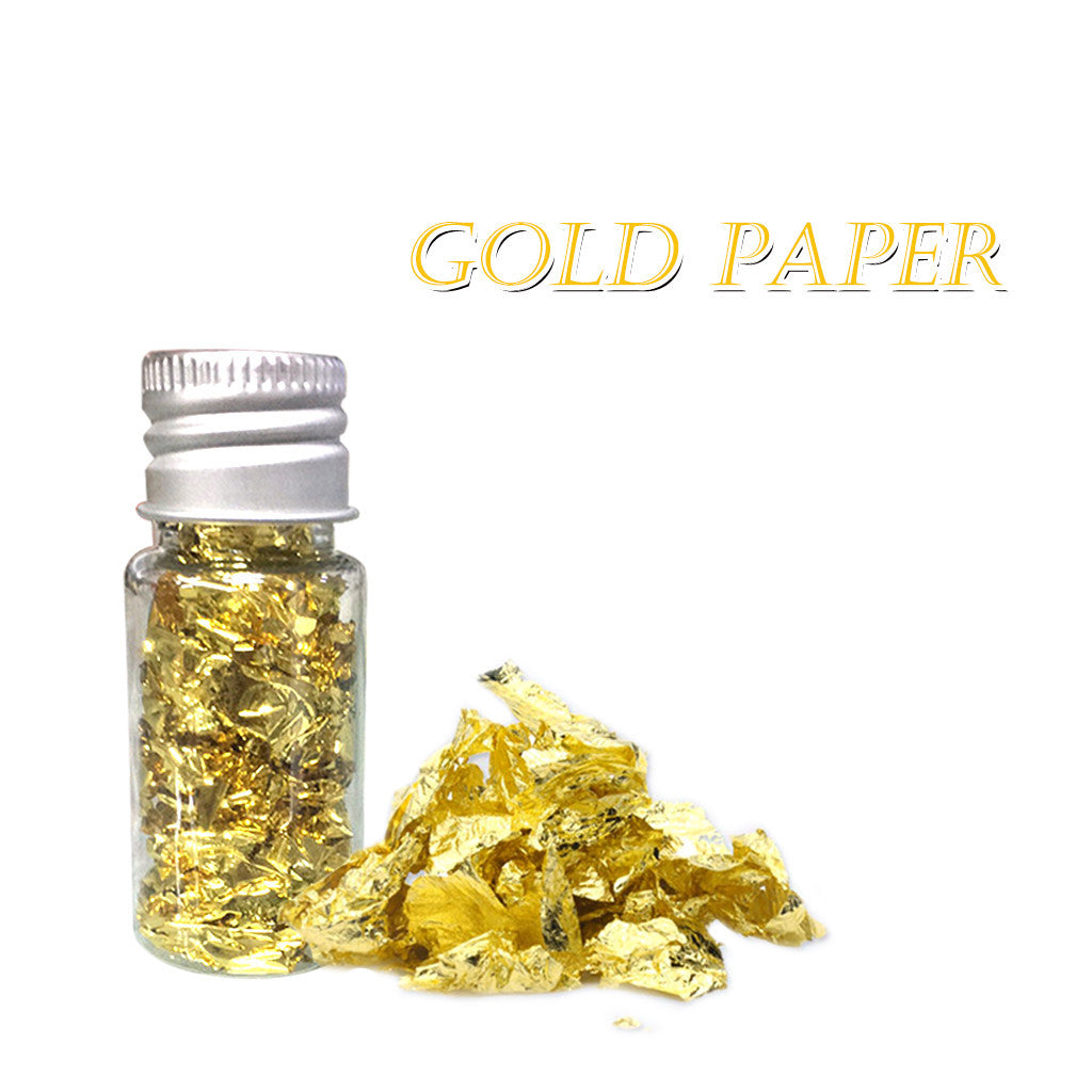 Edible Gold Leaf Foil Sheets for Cake Decorating and Skincare