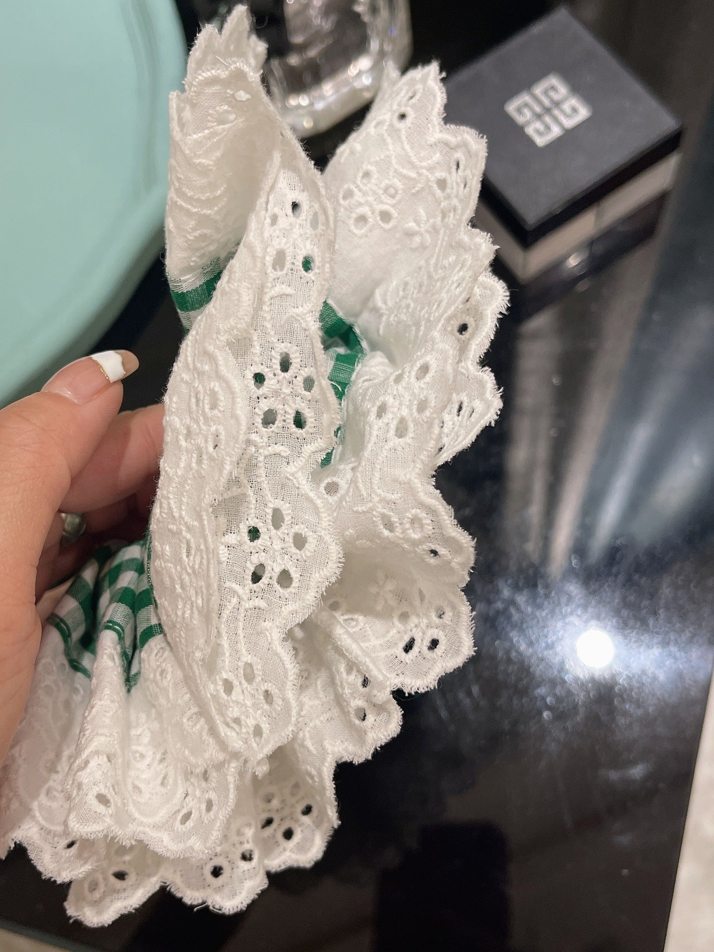 Trendy Lace Hair Ring Set - Handmade French Style Hair Accessories