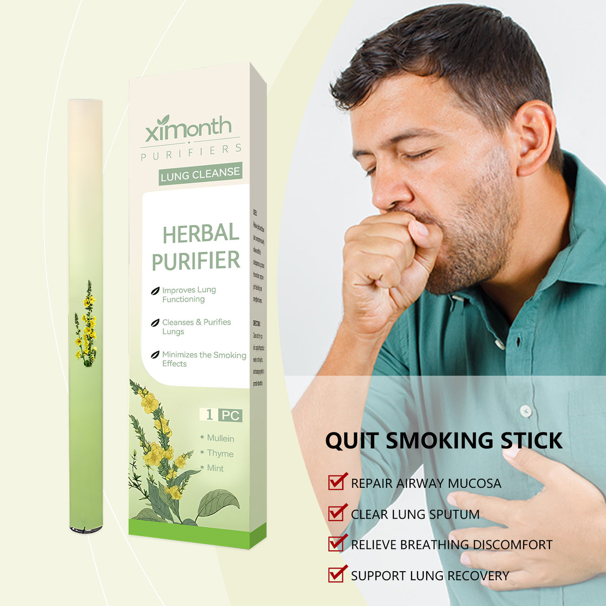 Breathing Relaxation Stick - Herbal Respiratory Care