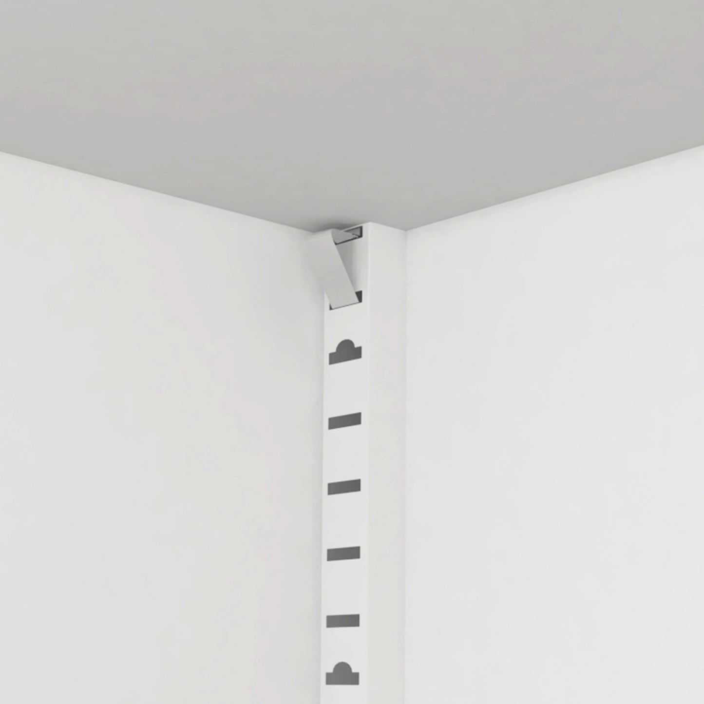 73'' Tall Kitchen Pantry Cabinet with 6-Tier Metal Storage - White