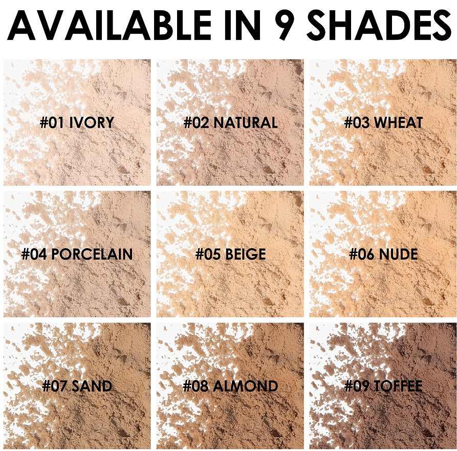 Long-Lasting Face Powder with Oil Control & Makeup Fixing - 7g