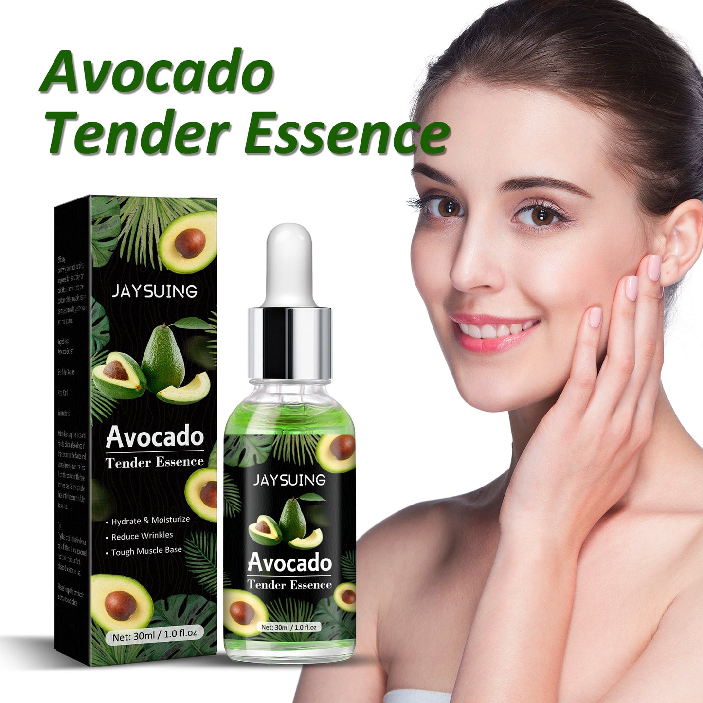 Avocado Facial Serum - Brightening & Anti-Aging Skin Essence