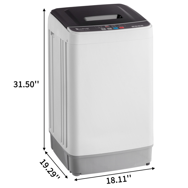 Full-Automatic Washing Machine Top Load Portable Compact Laundry