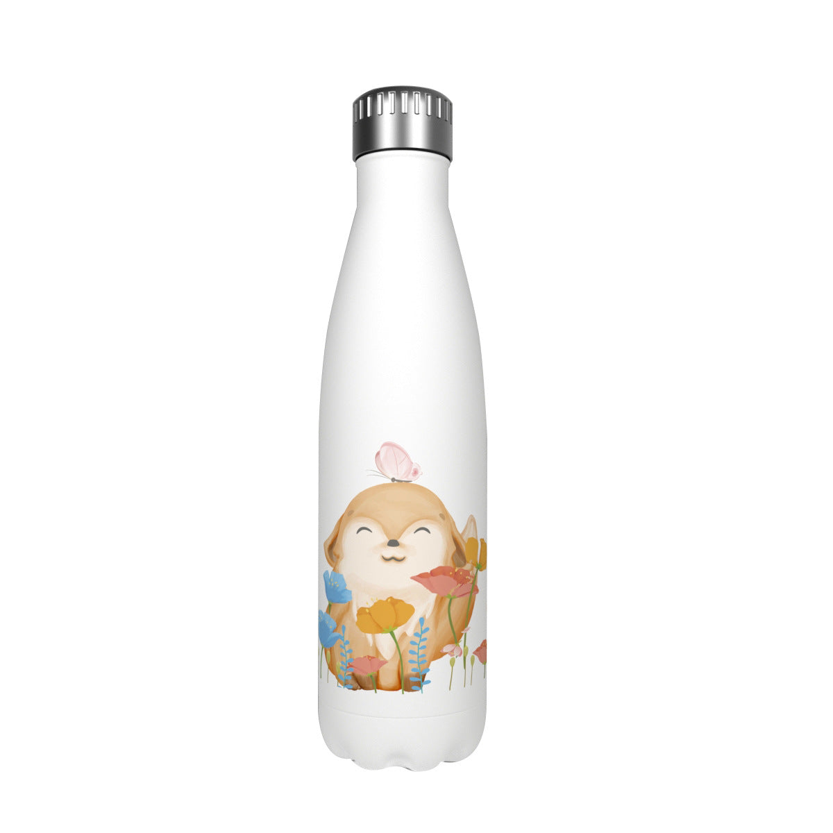 Cute Cartoon Stainless Steel Large Volume Bottle with Variety Designs