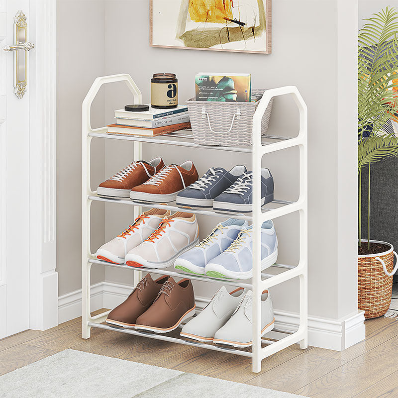 Trapezoidal Home Shoe Cabinet with 4-5 Layers, Foldable Storage Organizer