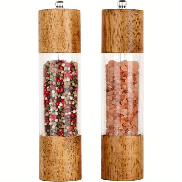 Acrylic Salt and Pepper Grinder Set - 2 Pieces