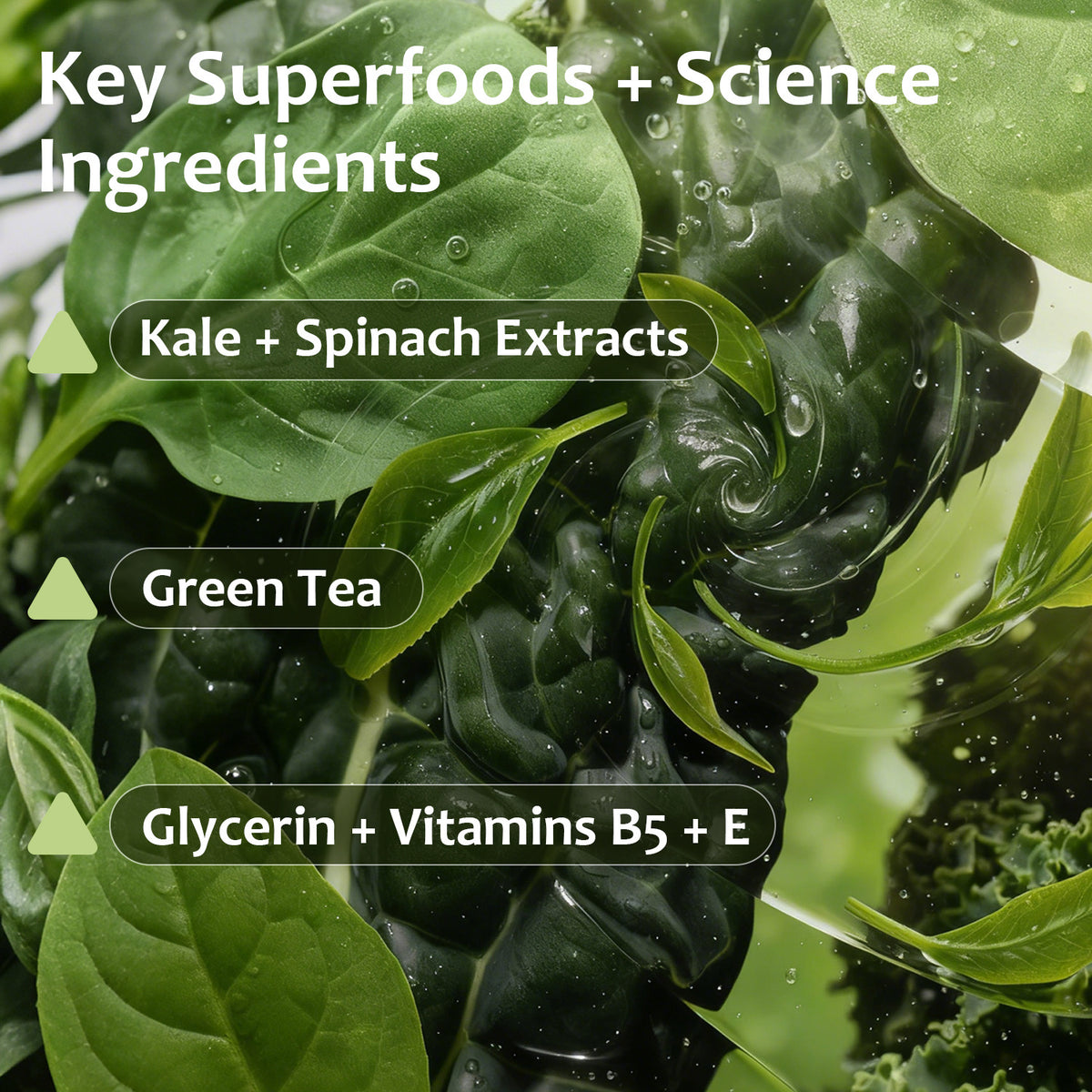 Kale & Spinach Green Tea Cleansing Milk