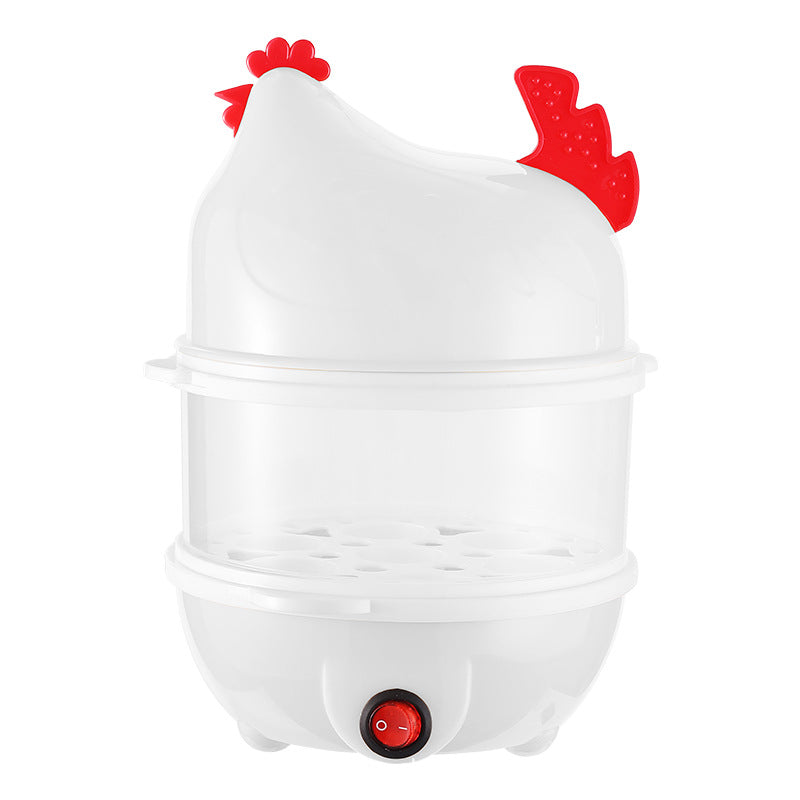 Egg Steamer for 7 Eggs – Mini Breakfast Machine, Plug-in Kitchen Appliance