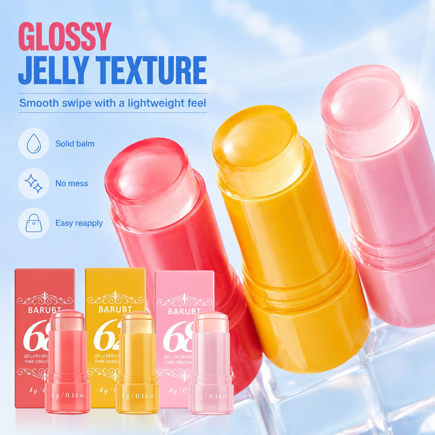 Long-Lasting Solid Perfume Balm Stick for Women - Portable Fragrance 4g