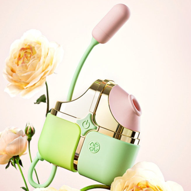 Vibrating Female Masturbator with Suction - Multi-Function Silicone Sex Toy