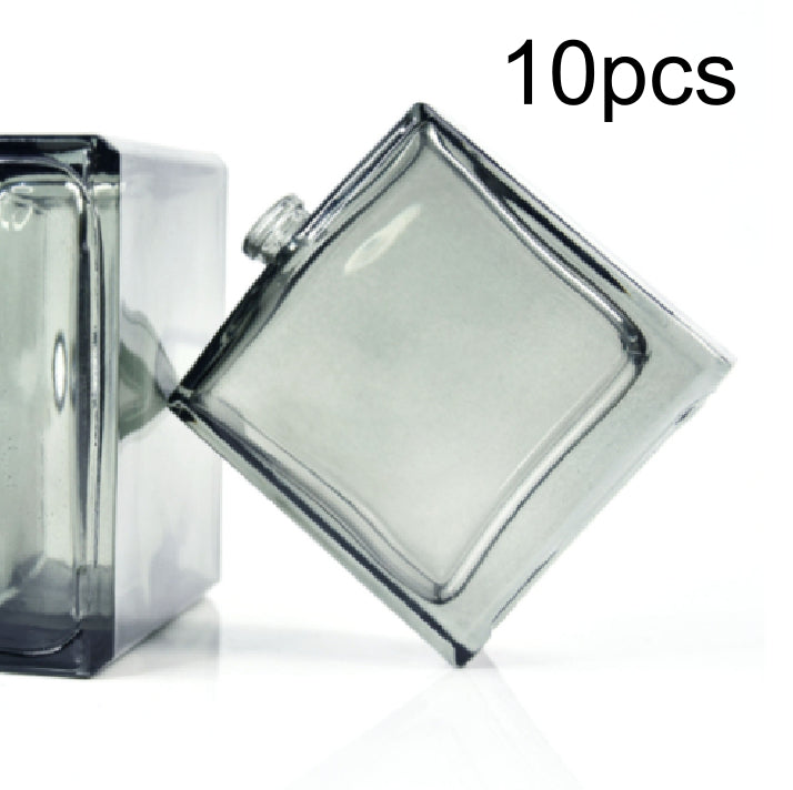 Portable Black Glass Perfume Storage Bottle Set - Upmarket Travel-Friendly Design
