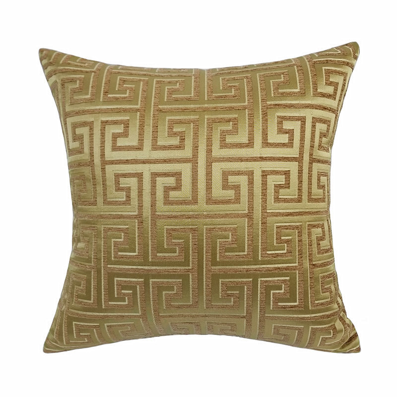 Jacquard Yarn Dyed Chenille Cushion Cover - Home Decor Pillow Case