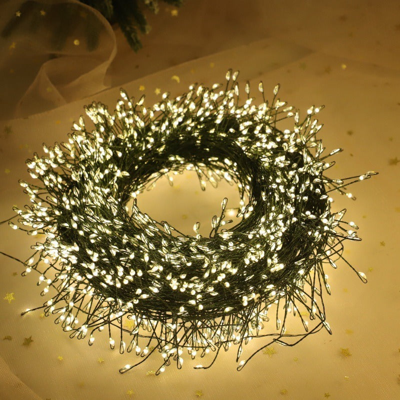 LED Christmas Light Chain Firecracker Copper Wire Decor 2m-9m Multicolor