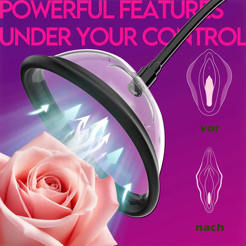 Clitoral and Nipple Pump Set - Adjustable Suction Toys